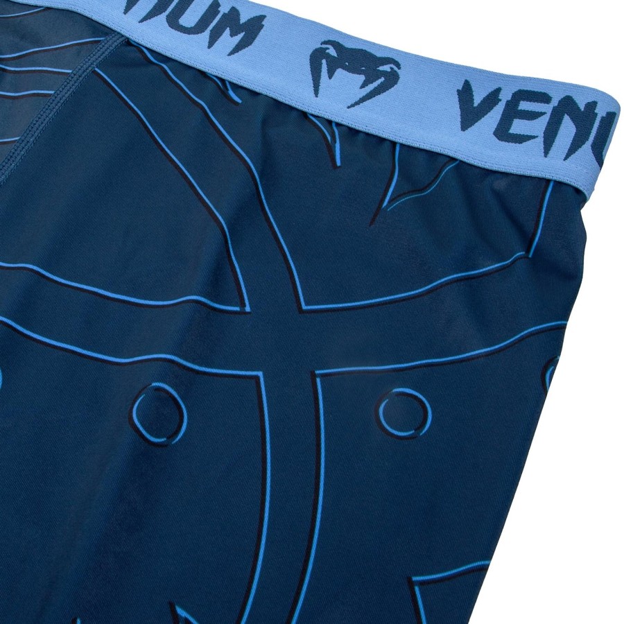 calça de compressão venum nightcrawler - azul marinho