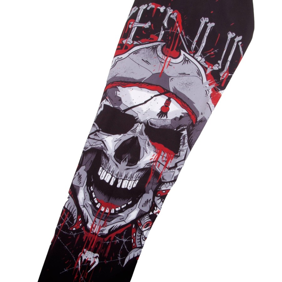 calça de compressão venum pirate 3.0 - pretovermelho