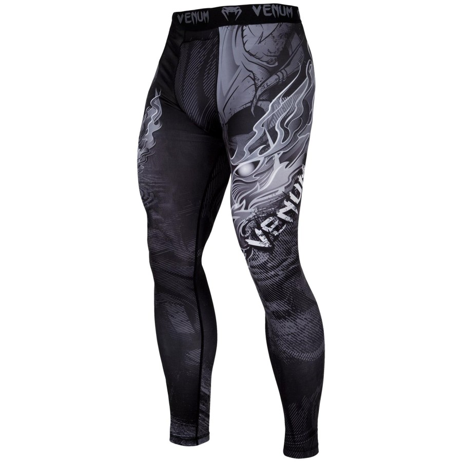 calça de compressão venum minotaurus - pretobranco