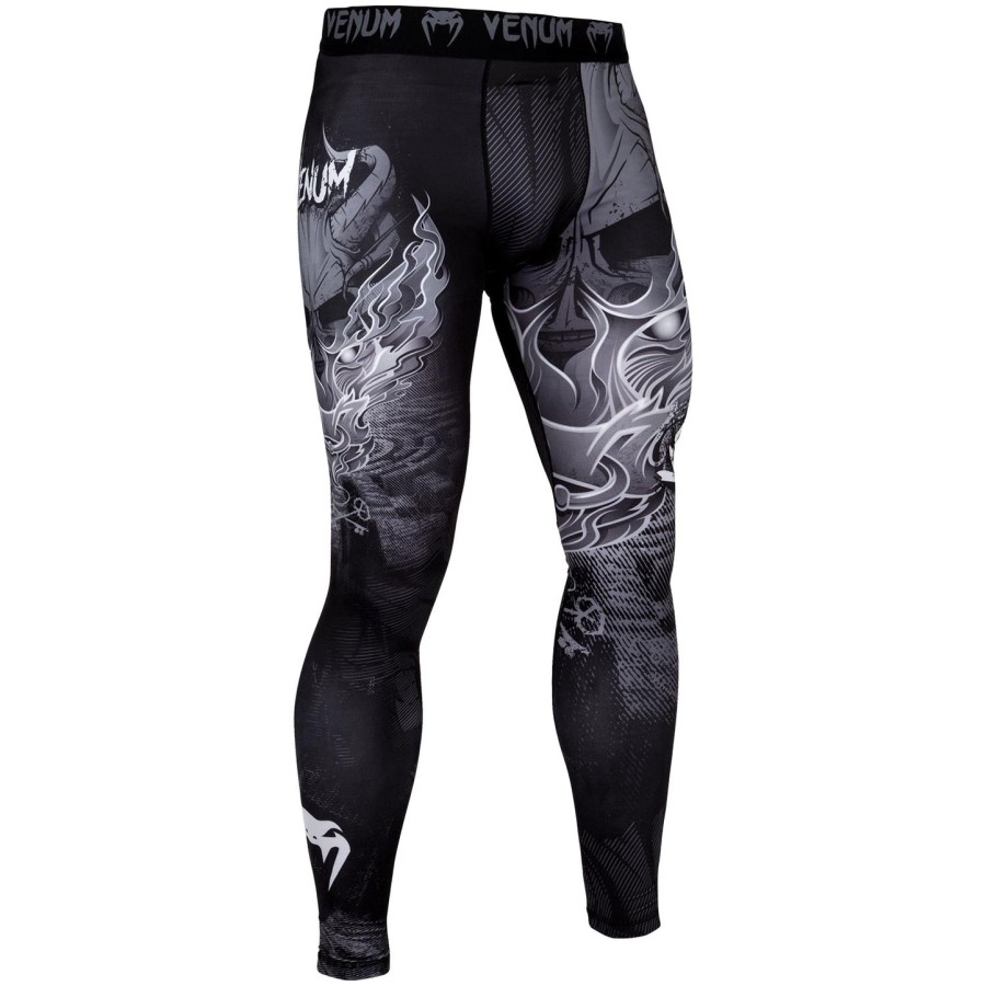 calça de compressão venum minotaurus - pretobranco