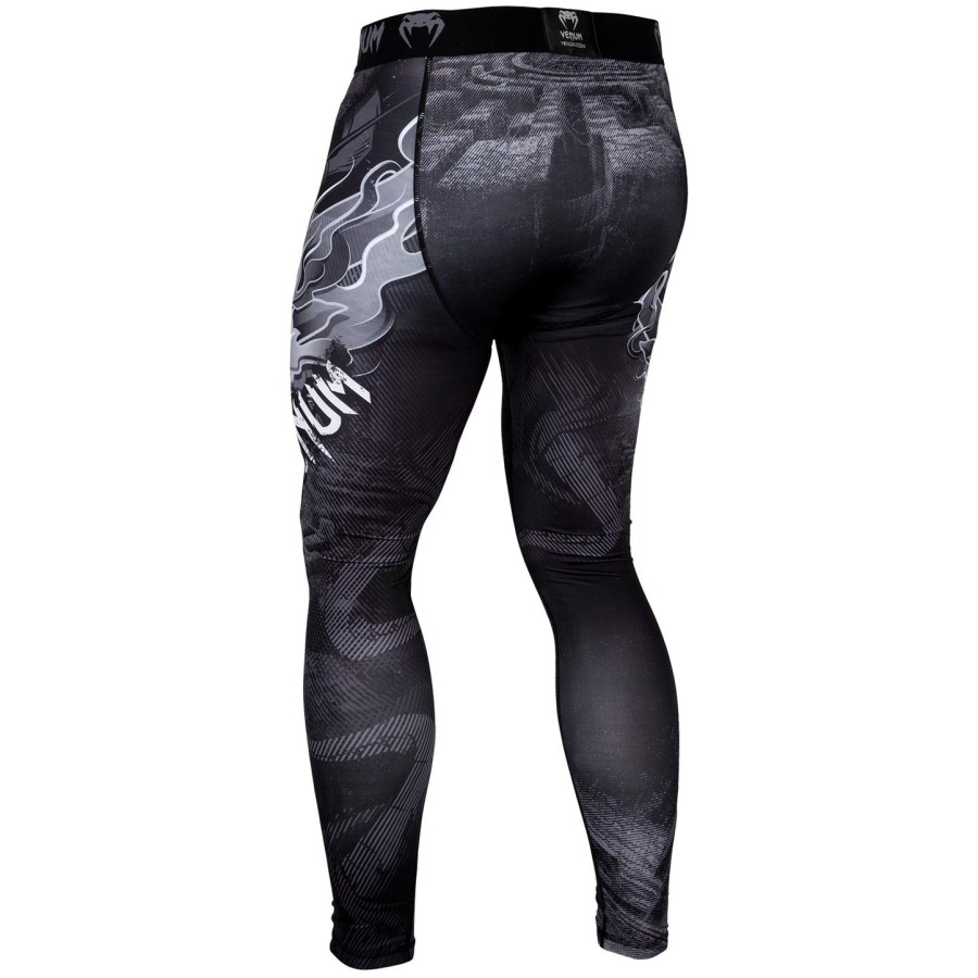 calça de compressão venum minotaurus - pretobranco
