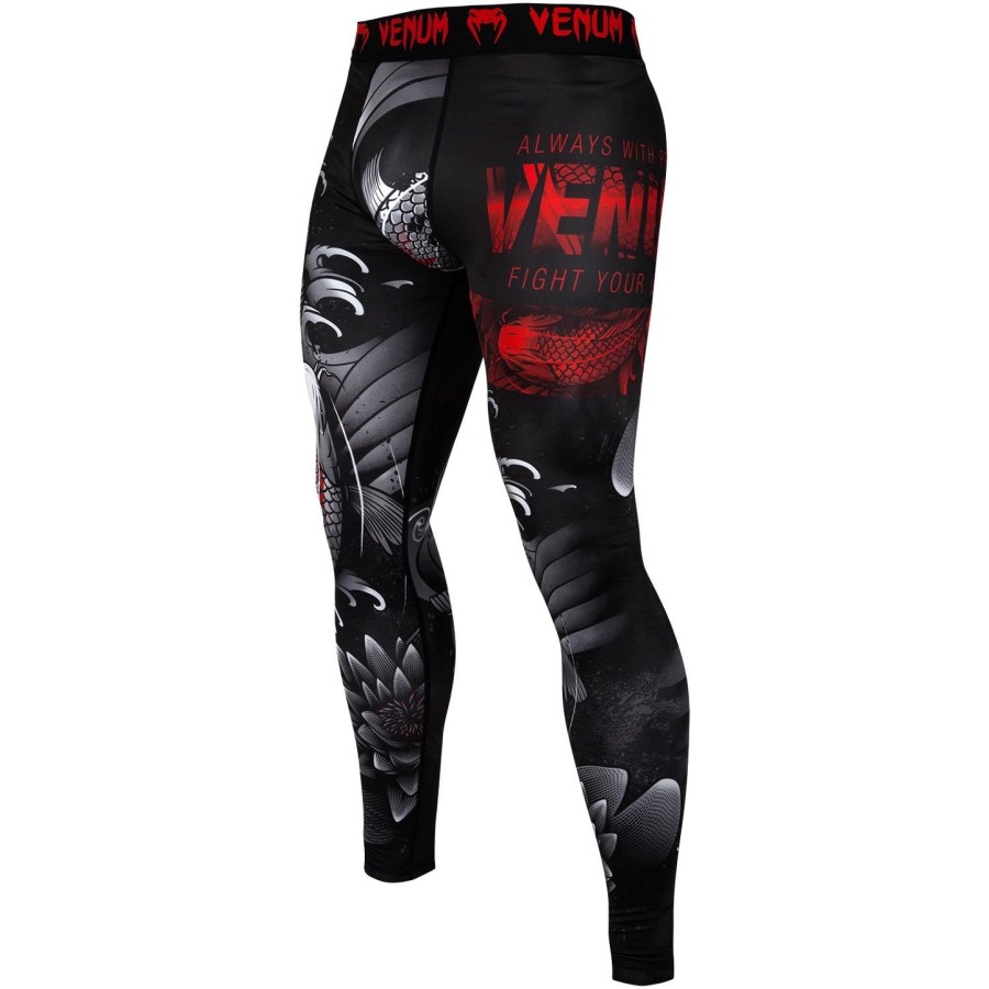 calça de compressão venum koi 2.0 - pretobranco