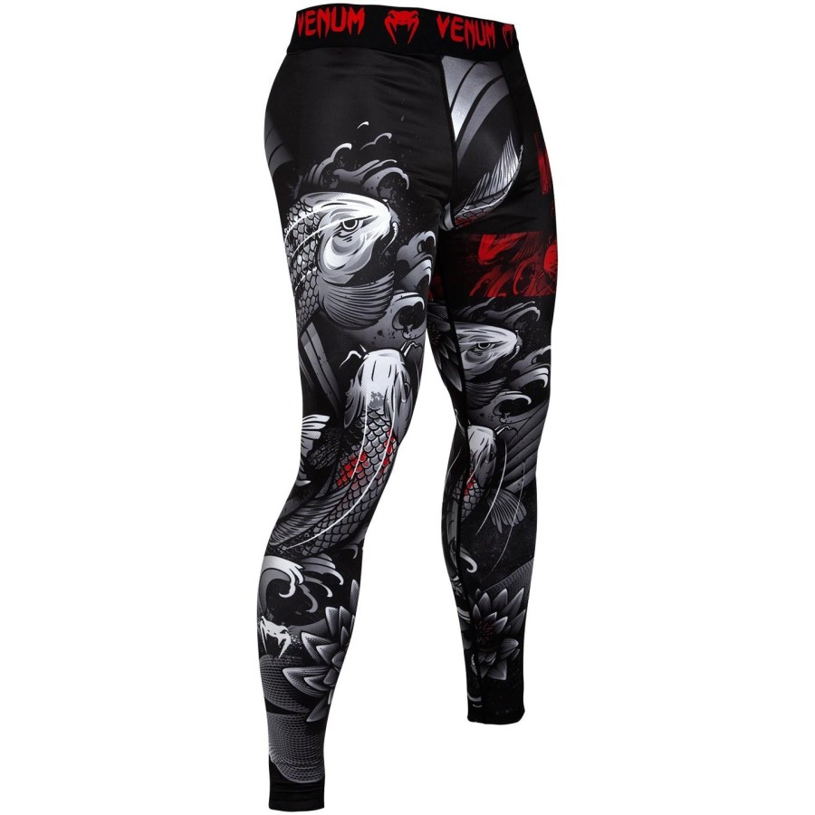 calça de compressão venum koi 2.0 - pretobranco
