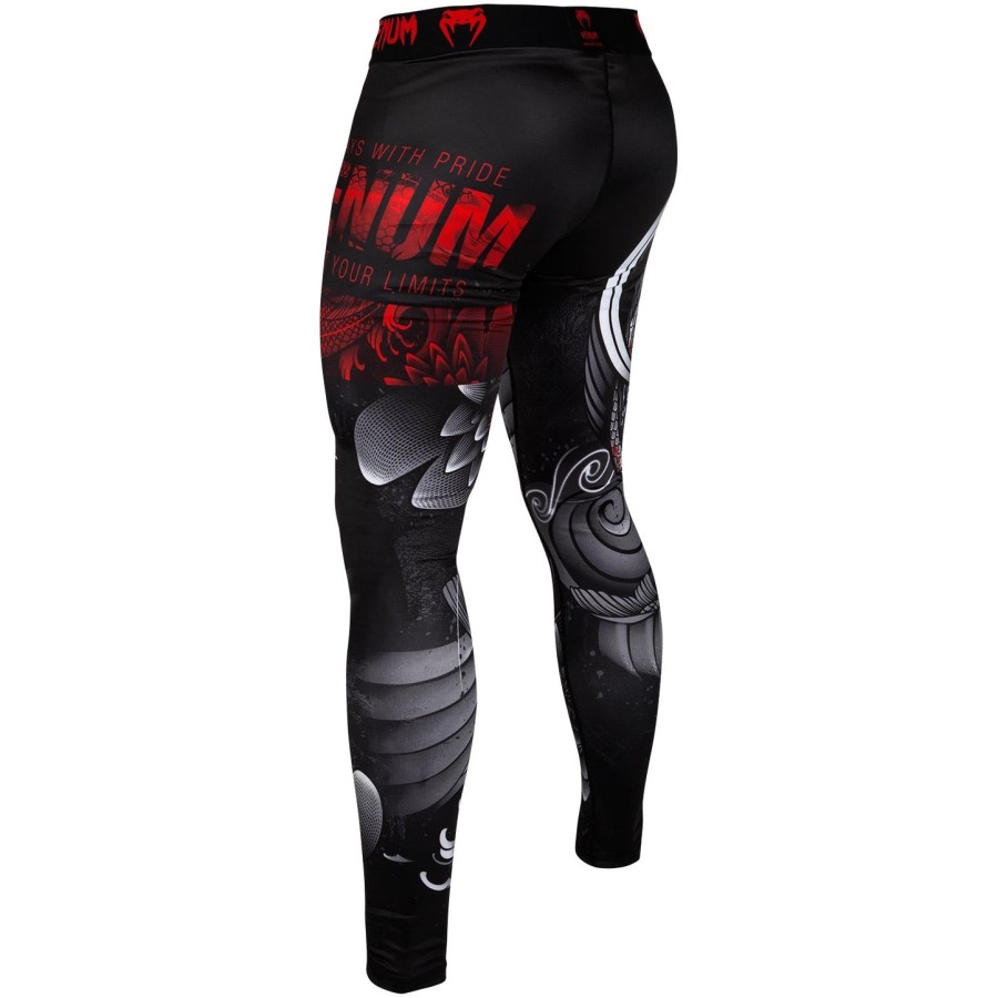 calça de compressão venum koi 2.0 - pretobranco