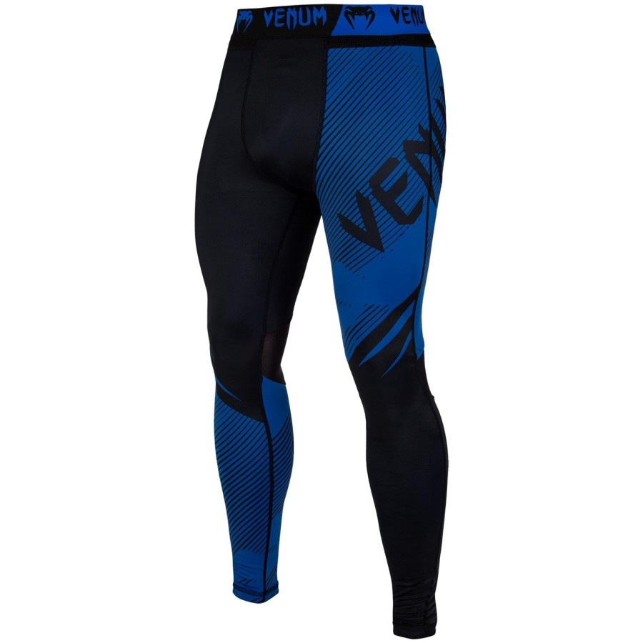 calça de compressão venum nogi 2.0 - pretaazul