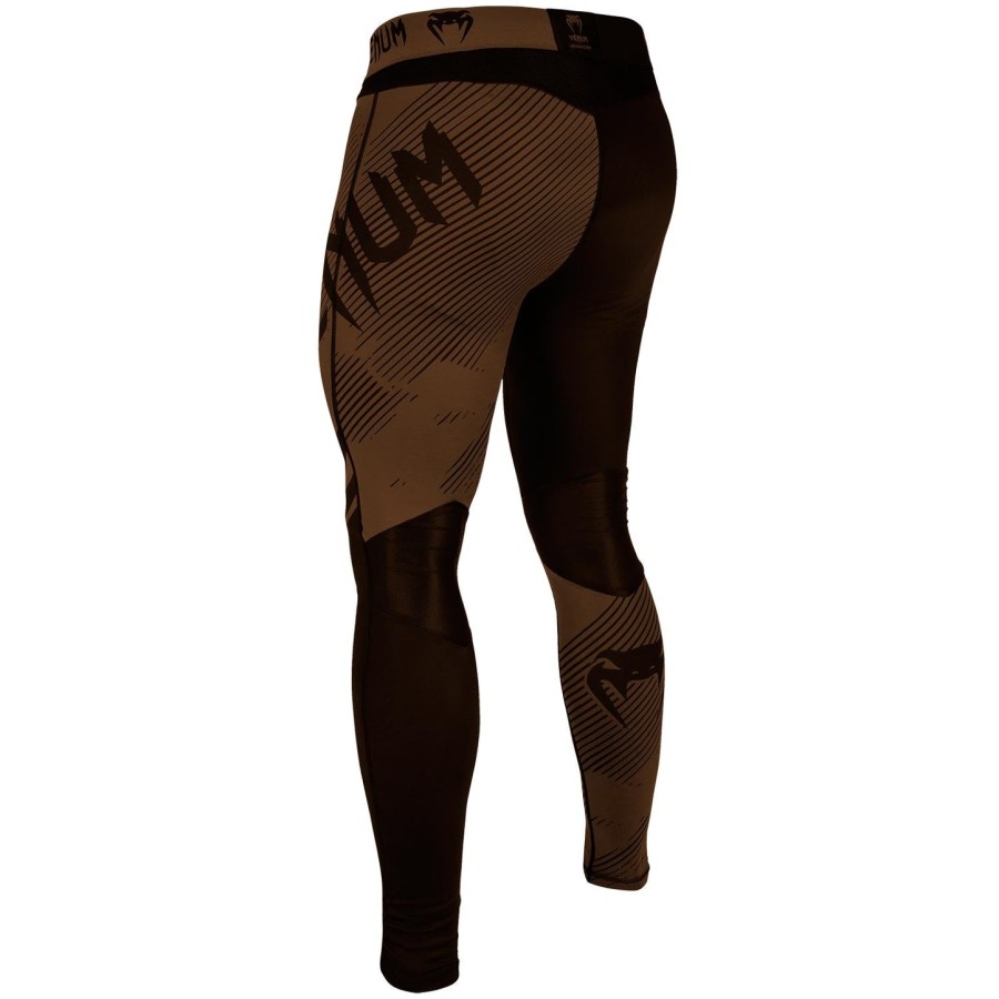calça de compressão venum nogi 2.0 - pretamarrom