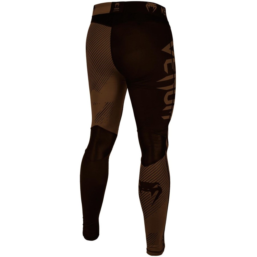 calça de compressão venum nogi 2.0 - pretamarrom