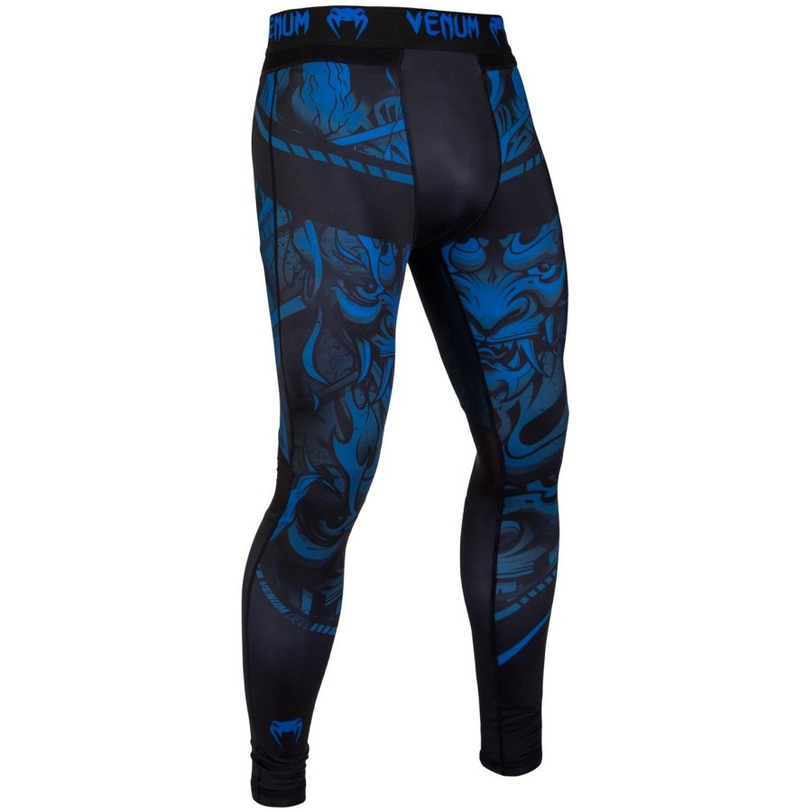 calça de compressão venum devil - azul marinhopreta