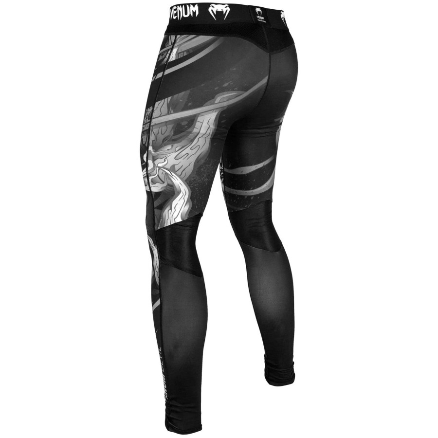 calça de compressão venum devil - brancapreta