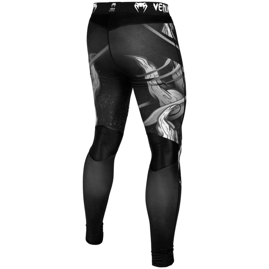 calça de compressão venum devil - brancapreta