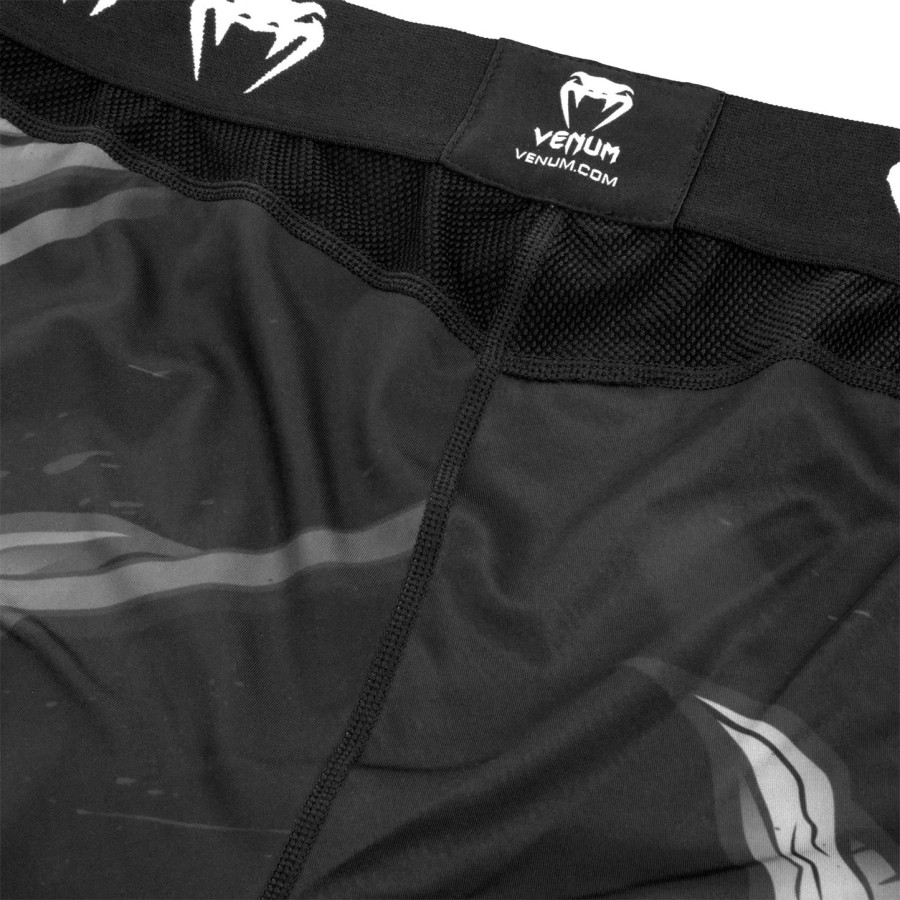 calça de compressão venum devil - brancapreta