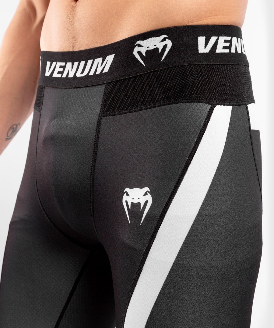 calça de compressão venum nogi 3.0 - pretobranco