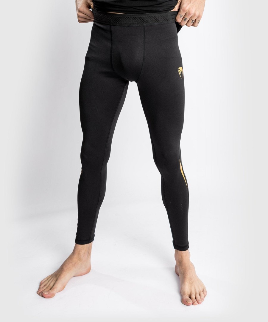 calça de compressão venum tempest 2.0 – pretodourado