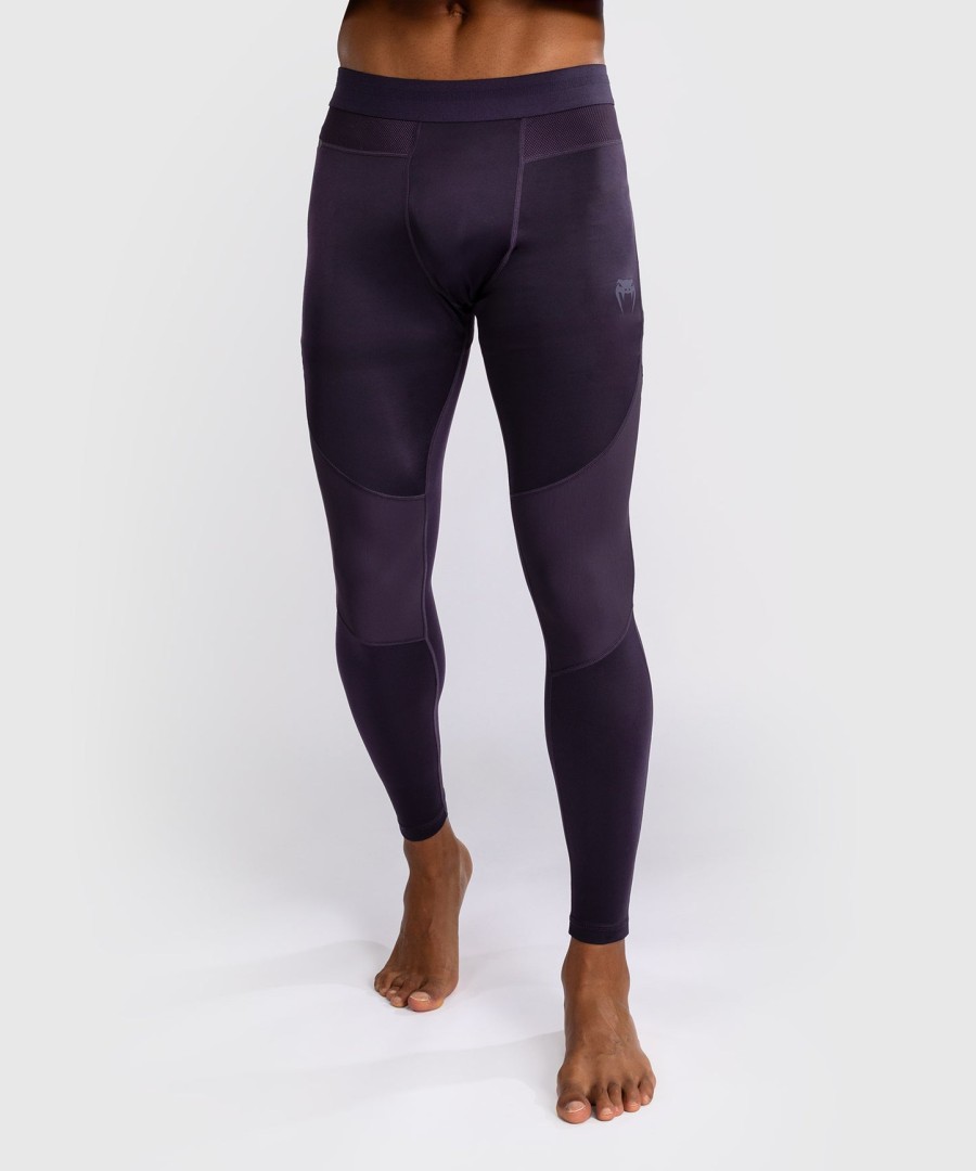 calças de compressão venum g-fit air para homem - roxo escuro