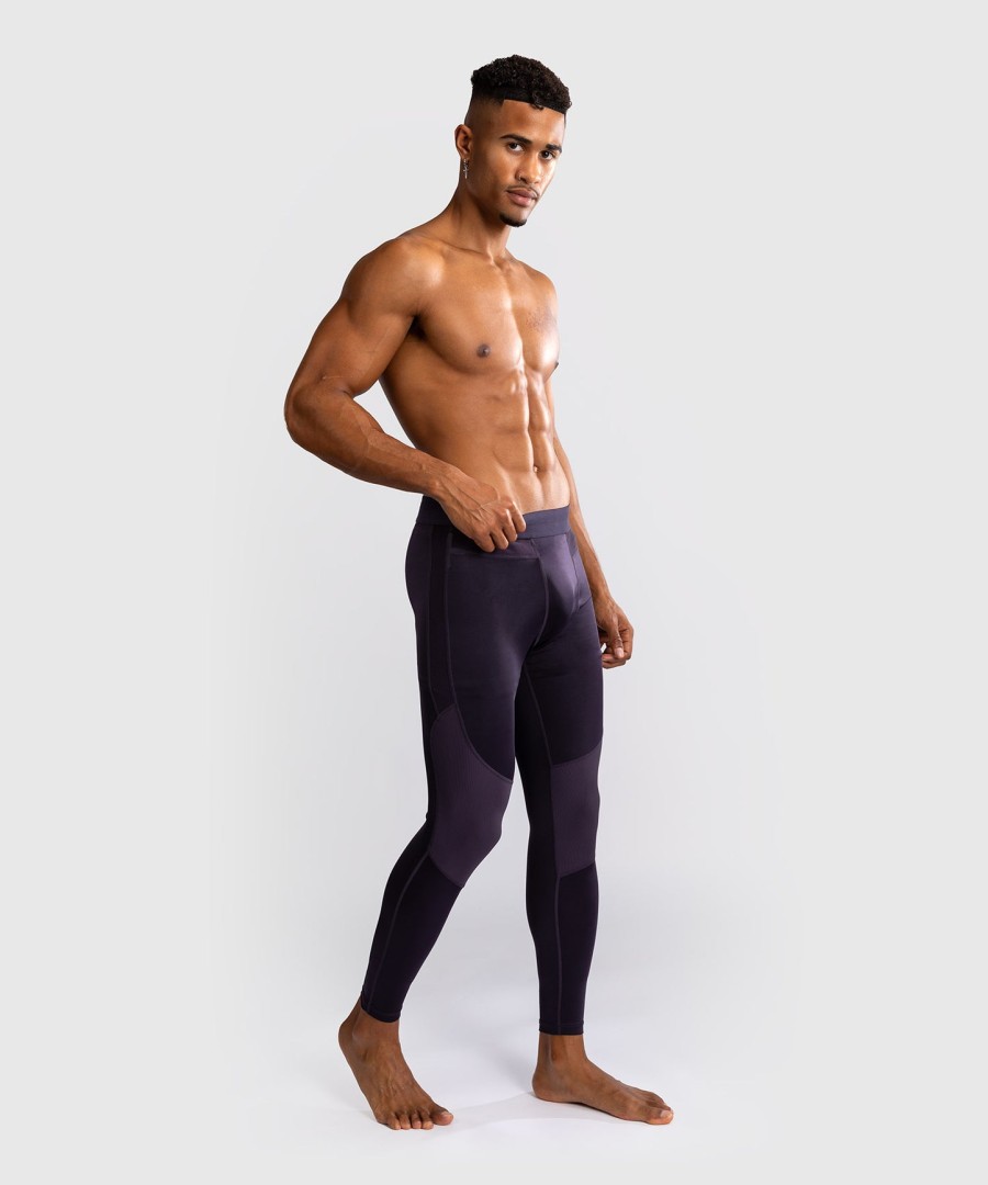calças de compressão venum g-fit air para homem - roxo escuro