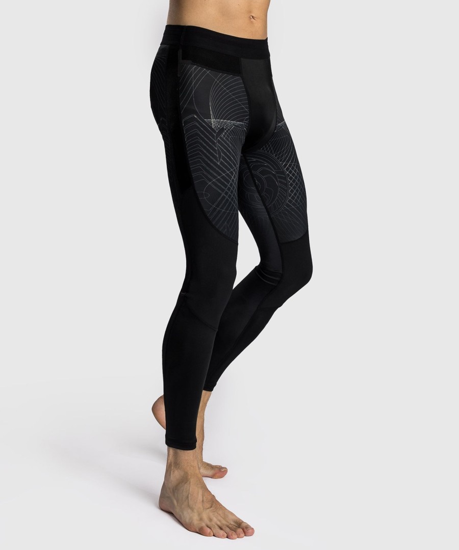 calças de compressão venum g-fit air para homem - preto profundoareia do deserto