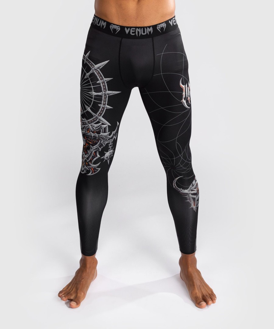 calças de compressão venum gladiator 5.0 para homem - pretoprata