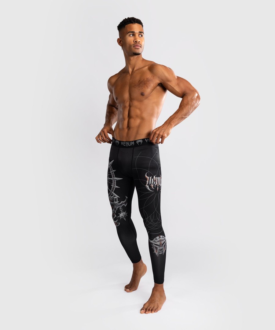 calças de compressão venum gladiator 5.0 para homem - pretoprata