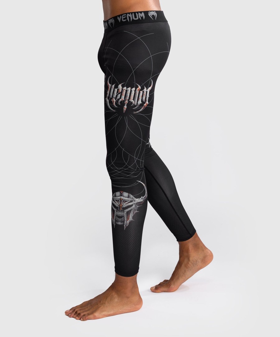 calças de compressão venum gladiator 5.0 para homem - pretoprata