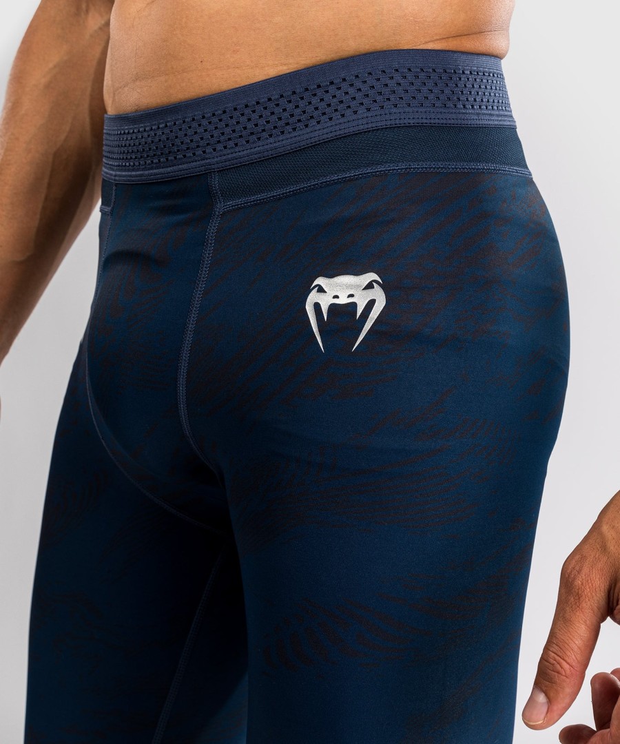 calça de performance masculina ufc fusion by venum fight week - azul oceânico
