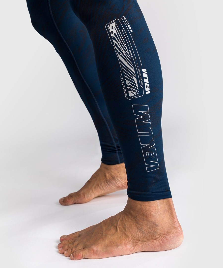 calça de performance masculina ufc fusion by venum fight week - azul oceânico