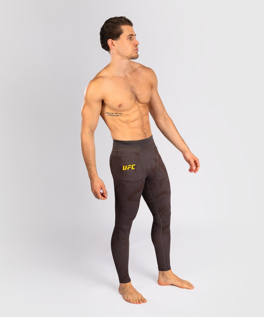 calça de performance masculina ufc fusion by venum fight week - marrom terra