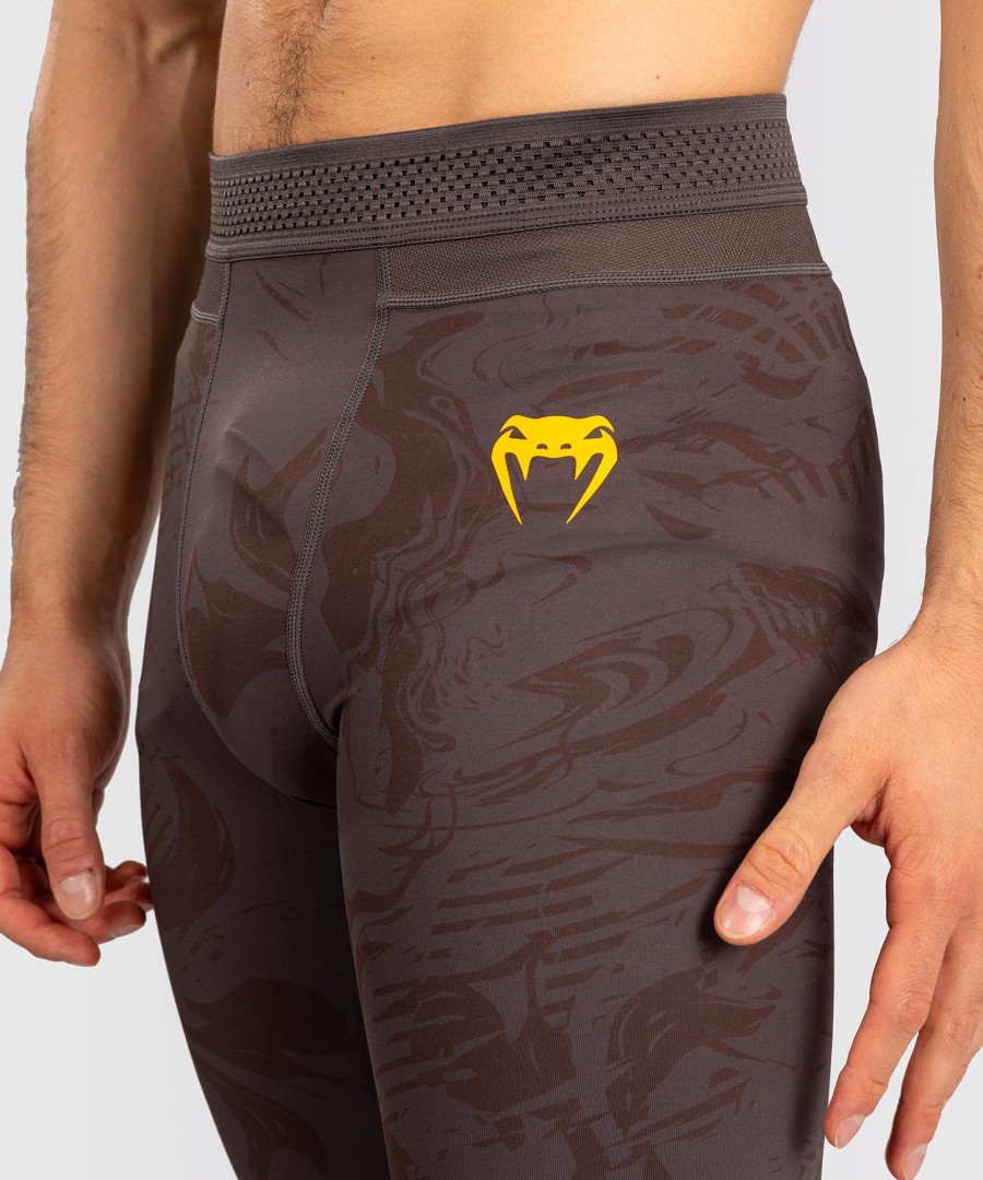 calça de performance masculina ufc fusion by venum fight week - marrom terra