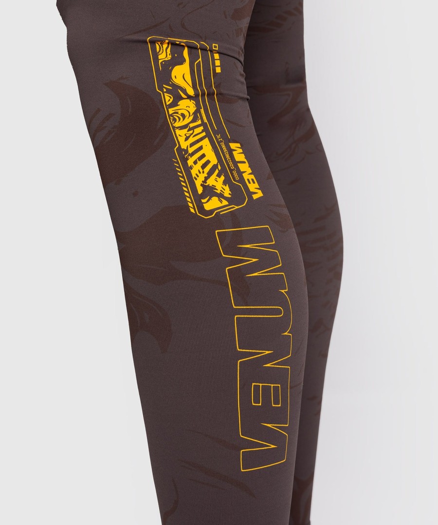 calça de performance masculina ufc fusion by venum fight week - marrom terra