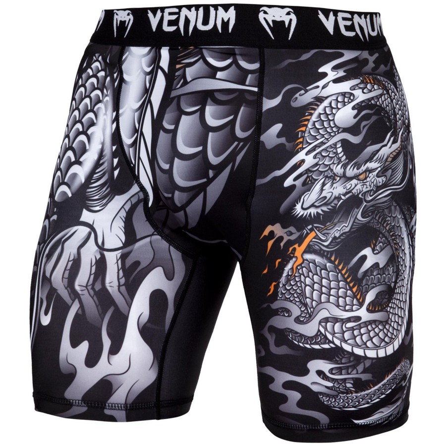 calções de compressão venum dragon flight - pretobranco