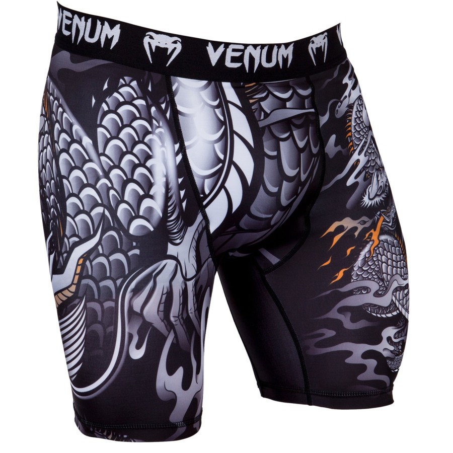 calções de compressão venum dragon flight - pretobranco
