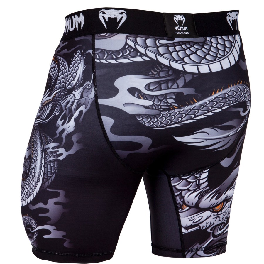 calções de compressão venum dragon flight - pretobranco