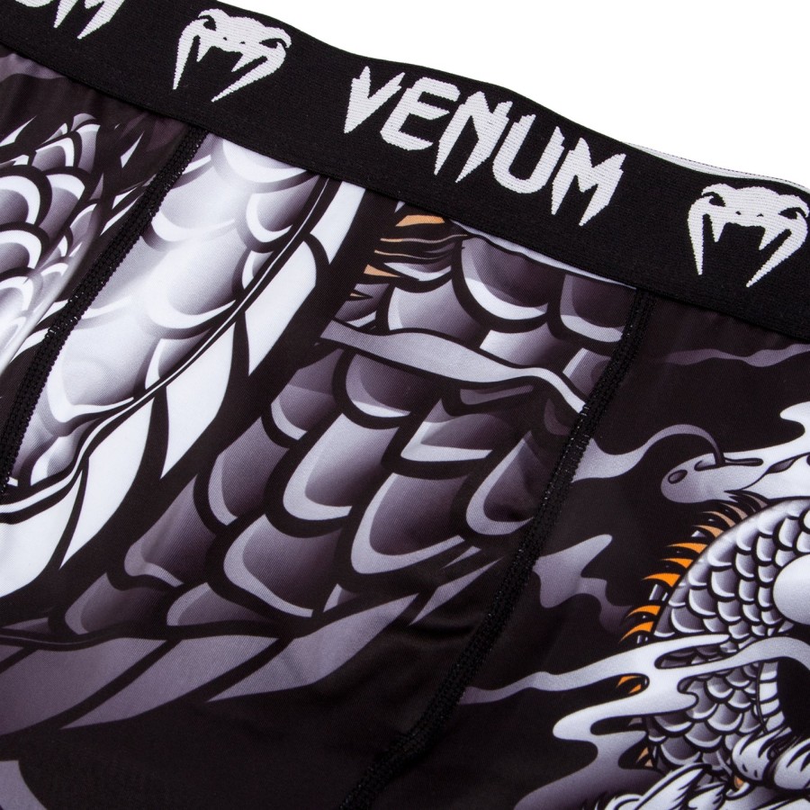 calções de compressão venum dragon flight - pretobranco