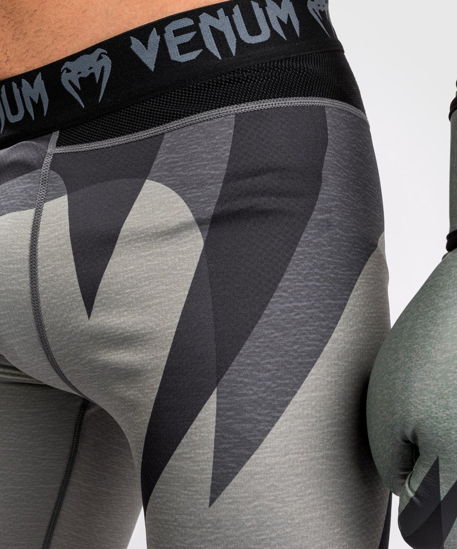 venum stone vale tudo shorts - mineral verde