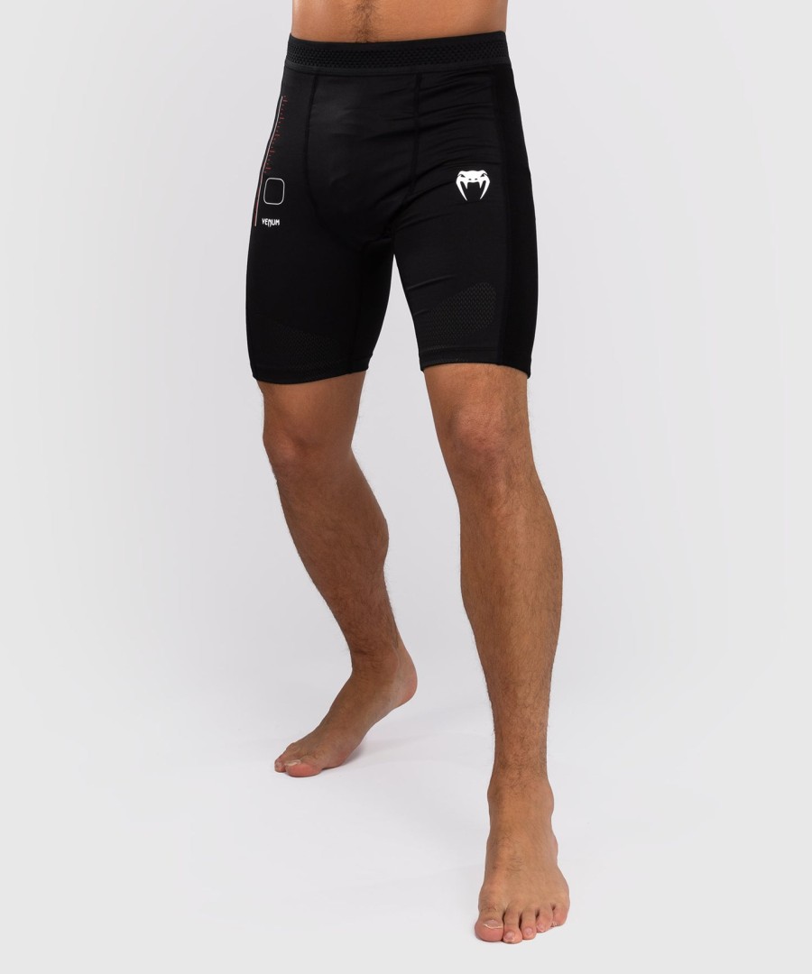 venum tactical xt vale tudo shorts - pretovermelho fogo
