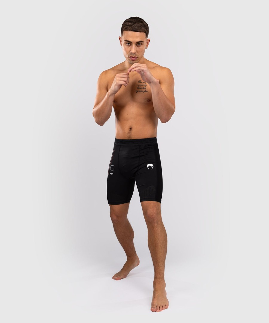 venum tactical xt vale tudo shorts - pretovermelho fogo