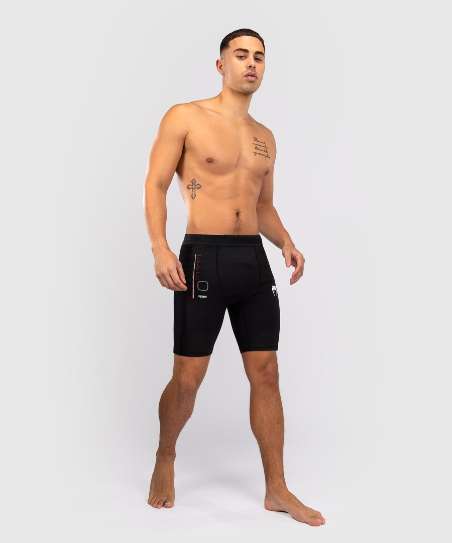 venum tactical xt vale tudo shorts - pretovermelho fogo
