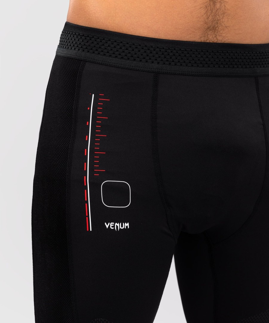 venum tactical xt vale tudo shorts - pretovermelho fogo