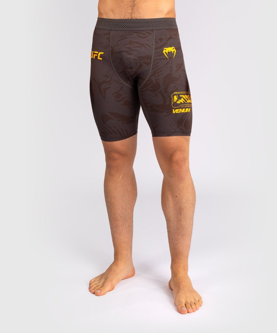ufc fusion by venum fight week men vale tudo short - marrom terrano