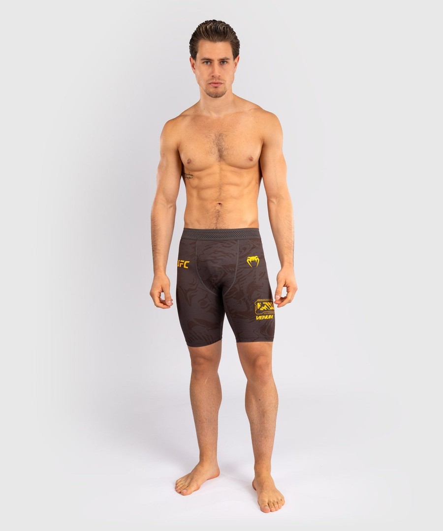 ufc fusion by venum fight week men vale tudo short - marrom terrano