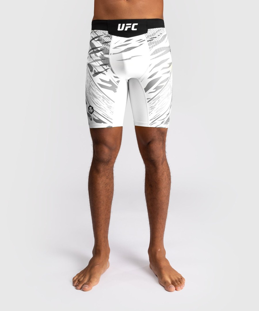 bermuda ufc fusion by venum authentic fight night masculina vale tudo - branca