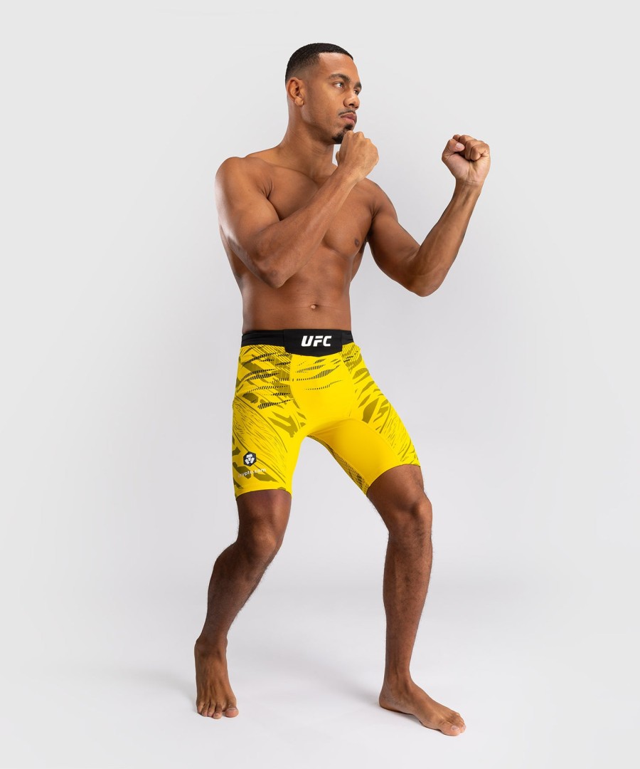bermuda ufc fusion by venum authentic fight night masculina vale tudo - amarela