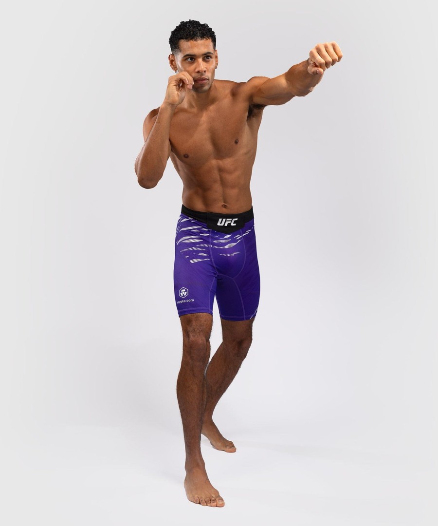 bermuda ufc fusion by venum authentic fight night masculina vale tudo - roxa