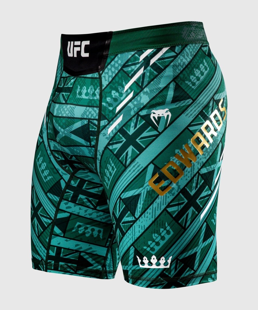 masculino ufc incomparável por venum green leon edwards vale tudo short