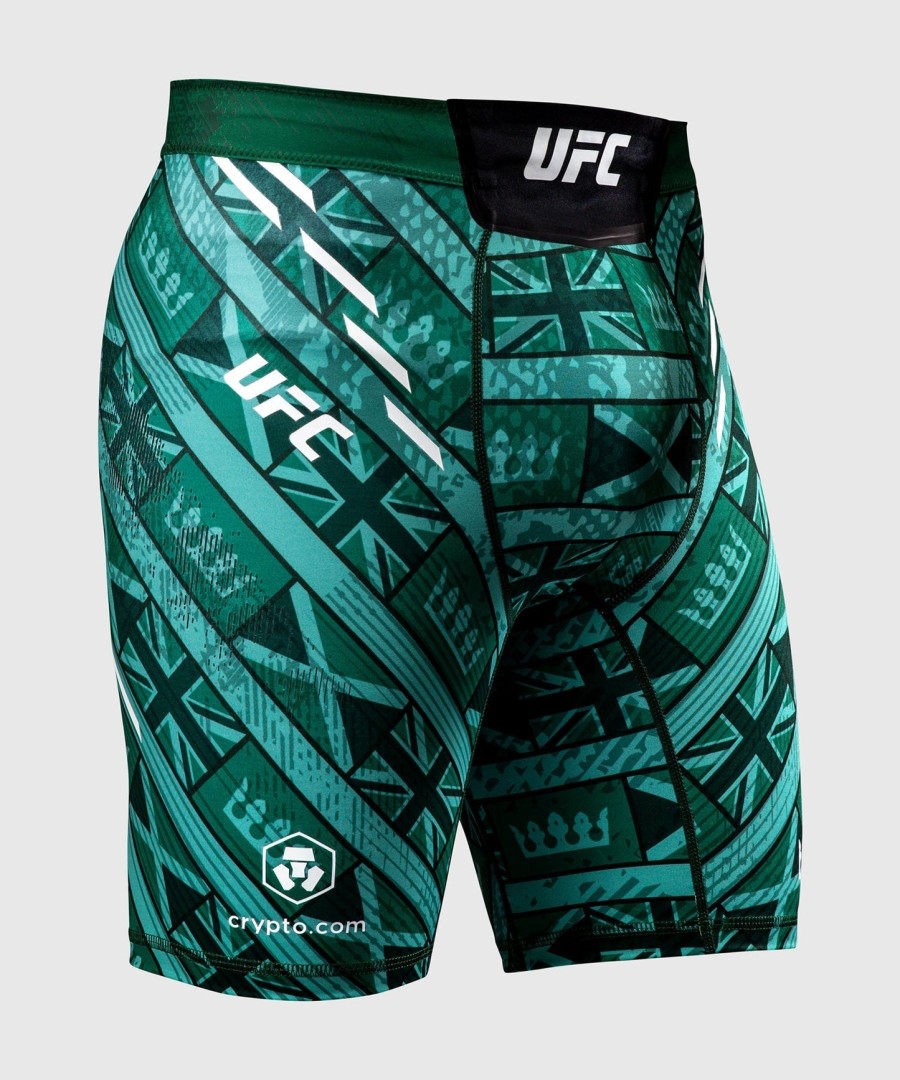 masculino ufc incomparável por venum green leon edwards vale tudo short