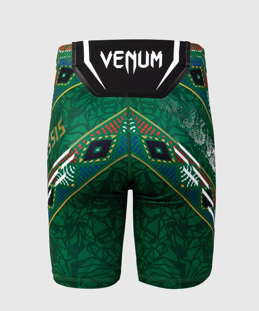 masculino ufc incomparável por venum green dricus du plessis vale tudo short
