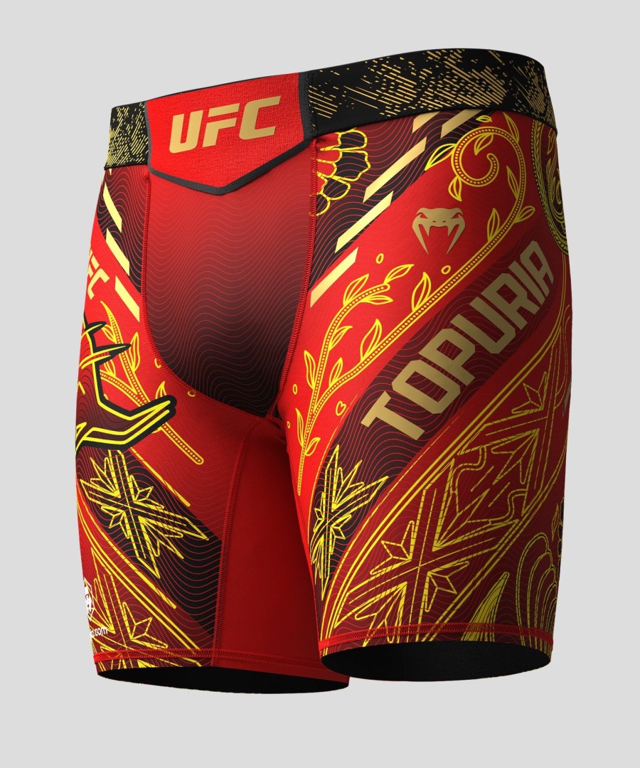 masculino ufc incomparável por venum red ilia topuria vale tudo short