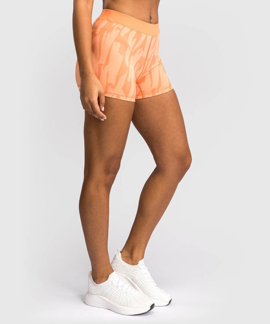 shorts de compressão femininos venum graffiti - damasco aveludado