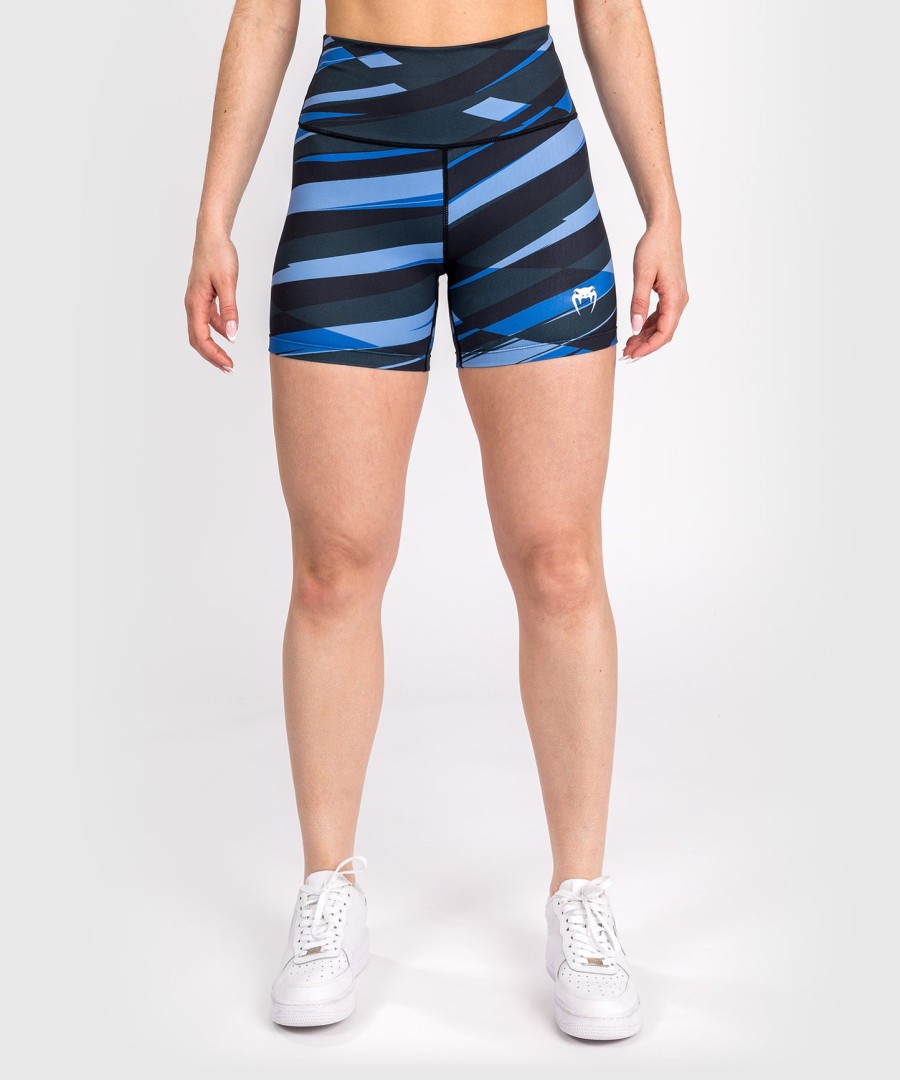 shorts de compressão femininos venum abyss – azul sombra