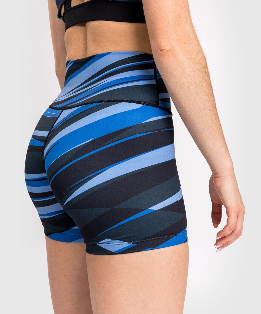 shorts de compressão femininos venum abyss – azul sombra