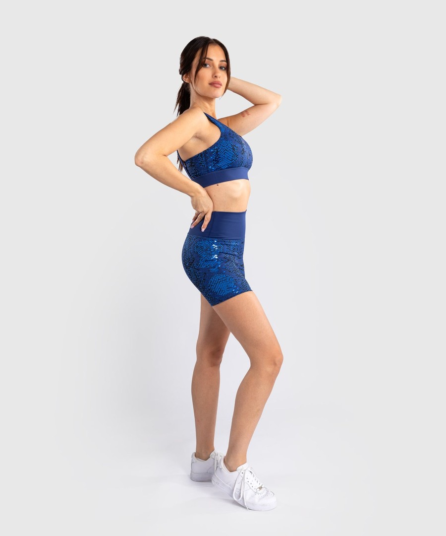 calção de compressão feminino venum amazonia - azul ultramarino